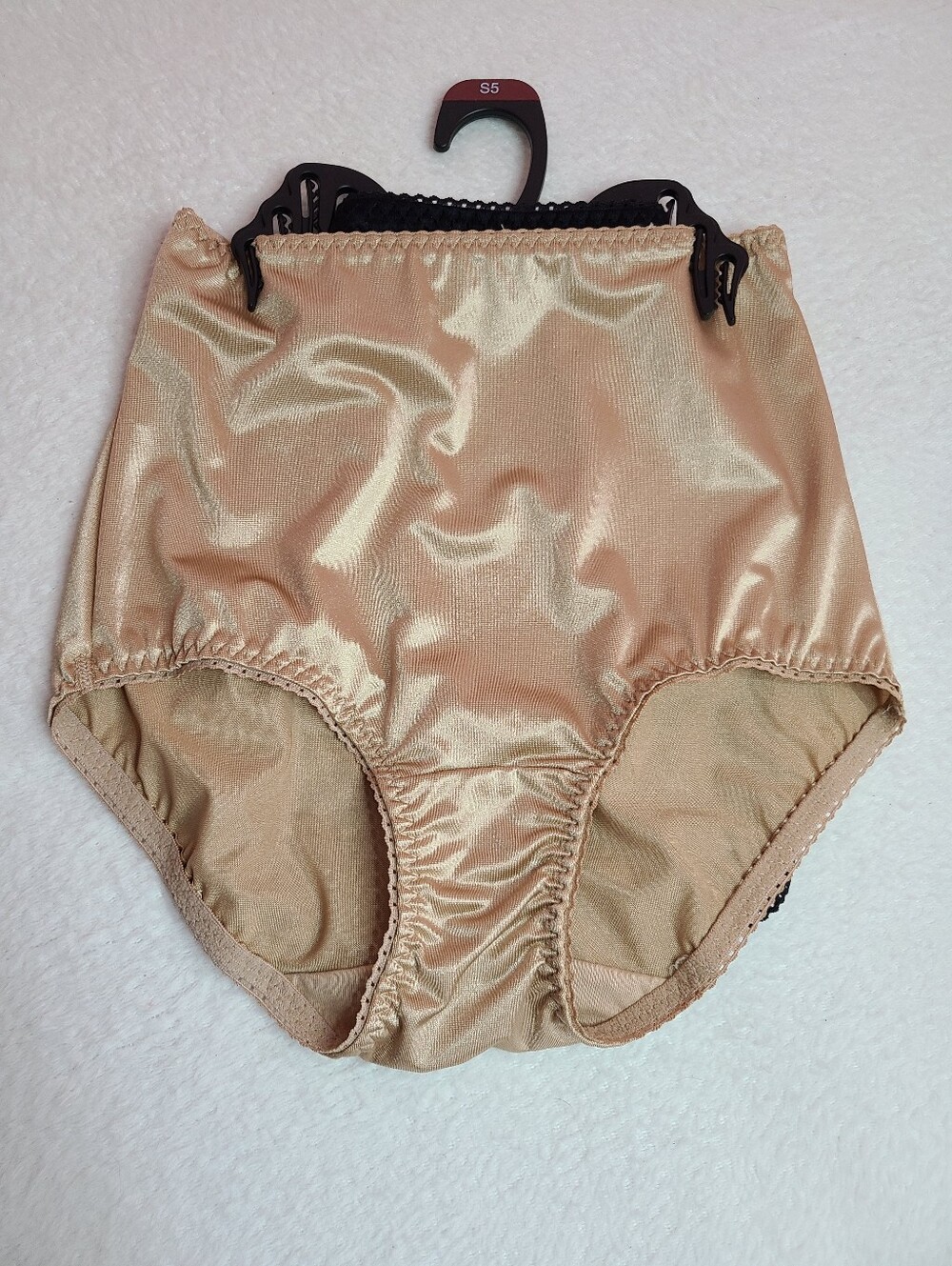 2pk Vanity Fair Silky Satin High Waist Smoothing Briefs Size Sm